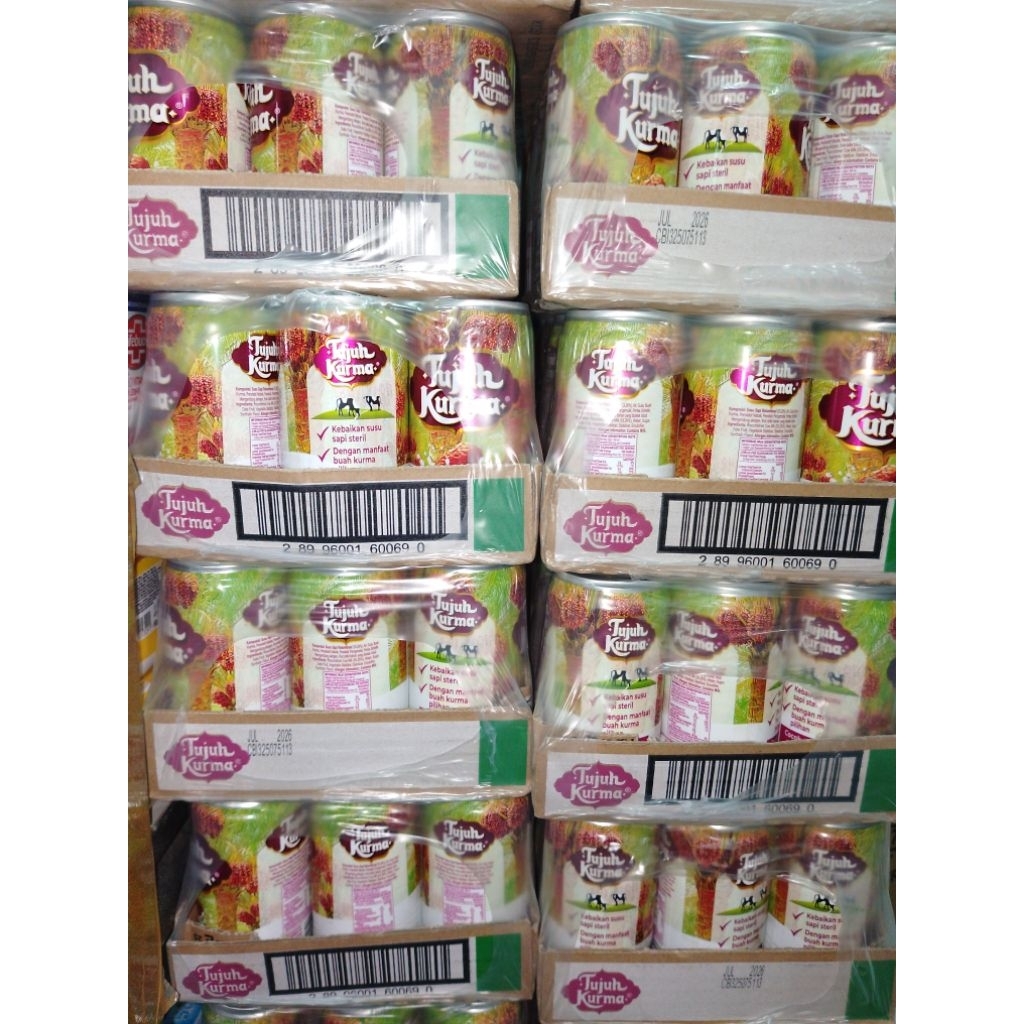 

Tujuh Kurma Susu Steril 1 Pack isi 12 pcs @189ml