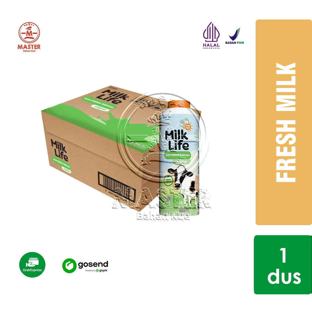 

Susu Fresh Milk Life 1 Karton Bebas Laktosa IJO MilkLife Original [KHUSUS INSTANT]