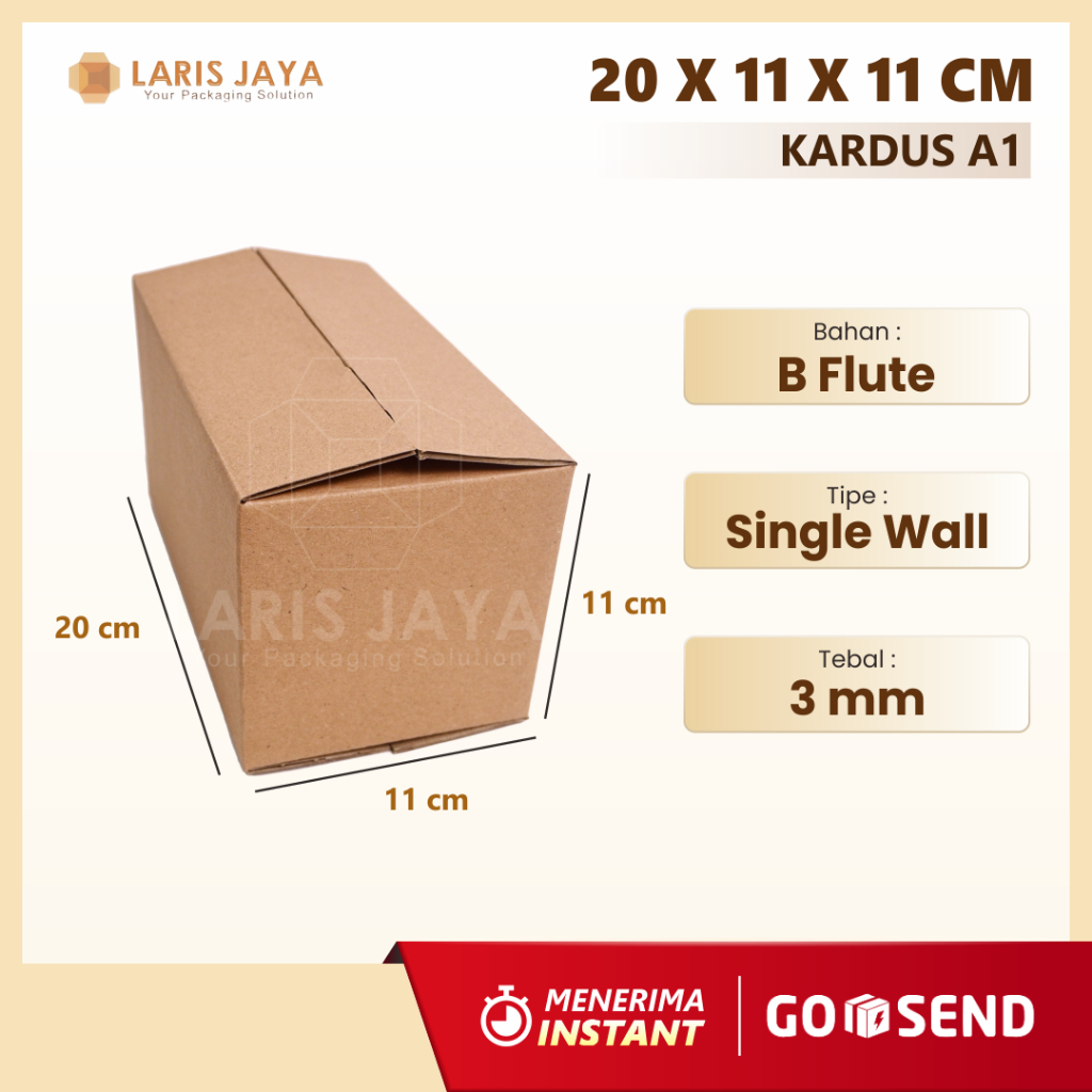 

Kardus 20 x 11 x 11 Cm Polos / Dus Dos Box Bok Boks Karton Kotak Baru Kemasan Kemasan Packing Packaging ( Kardus 20 x 11 x 11 cm )