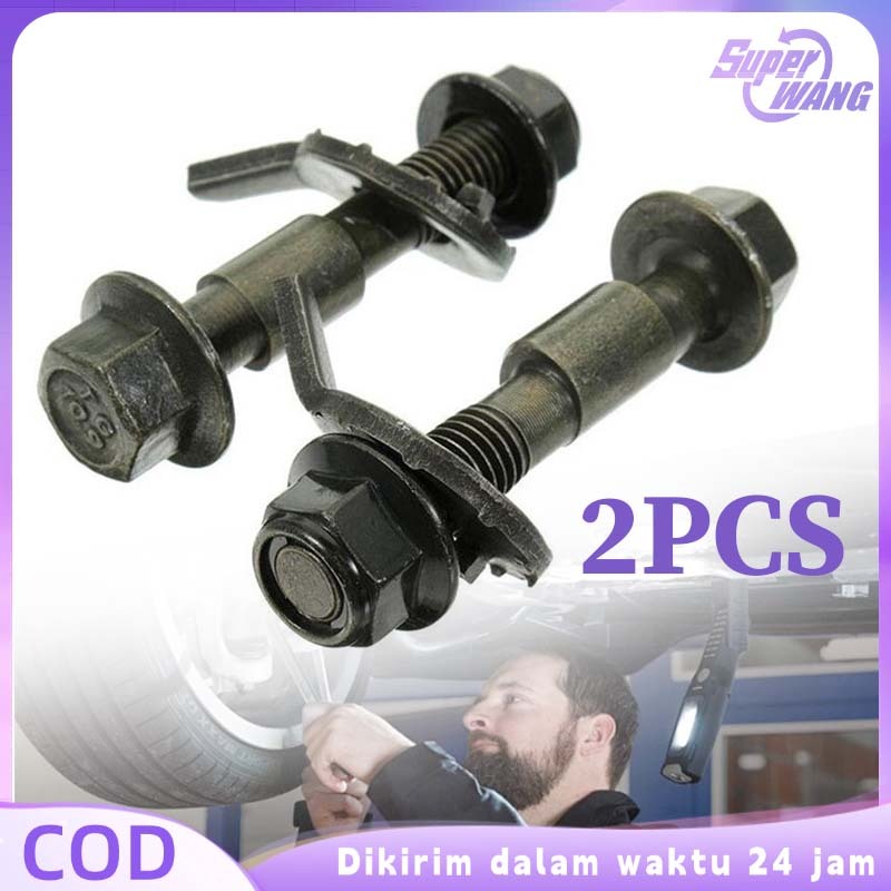 2pcs Baut Camber Spooring 12 Mm Baut Chamber Spooring Chamber Nut America Align Wheel Camber Bolt