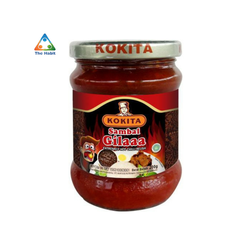 

(The Habit) Kokita Sambal Gilaa/Sambal Bajak Mild/ Sambal Rawit Bawang/Sambal Terasi