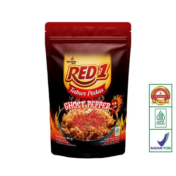 

Red1 Tabur Pedas Ghost Pepper Devil Spicy 30 Gram