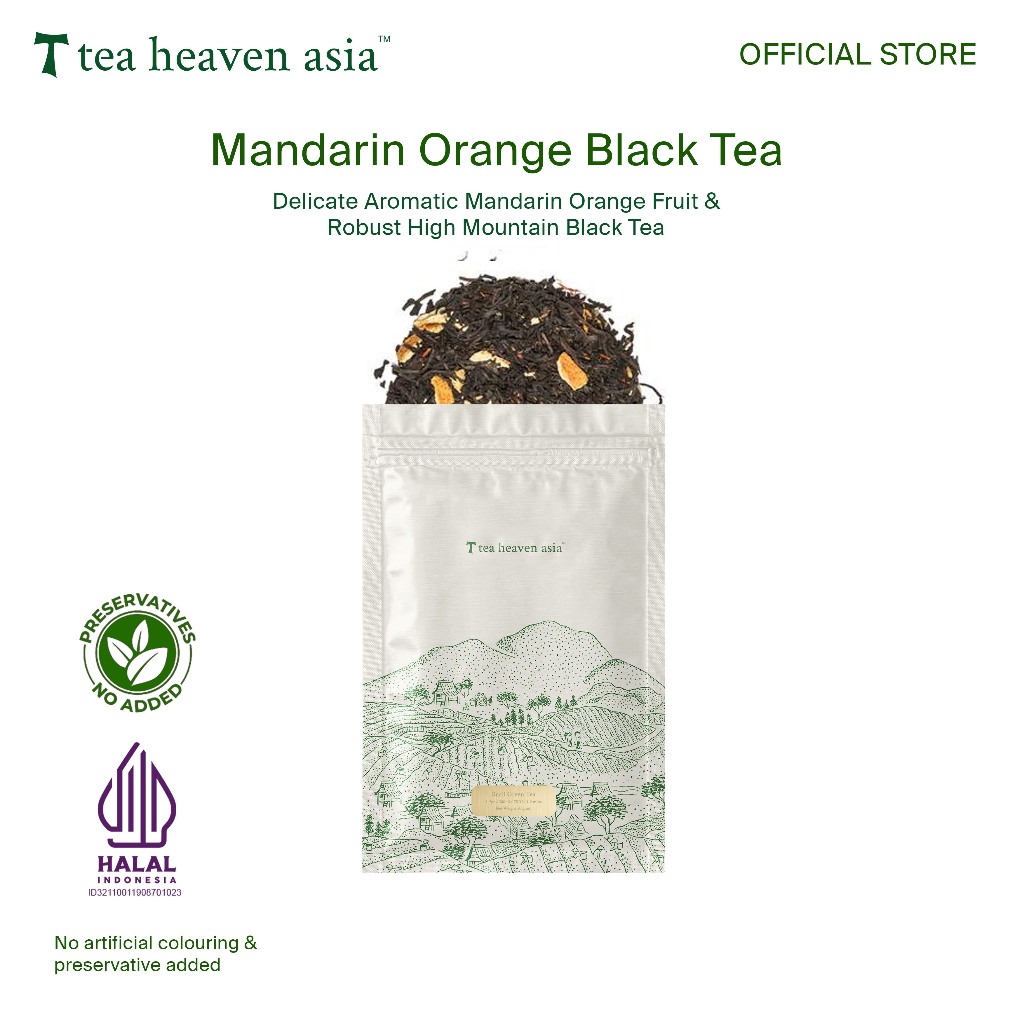 

Tea Heaven Mandarin Orange Black Tea 40gr