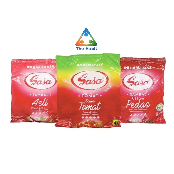 

(The Habit) Sasa - Saus Tomat dan Sambal 24 Sachet