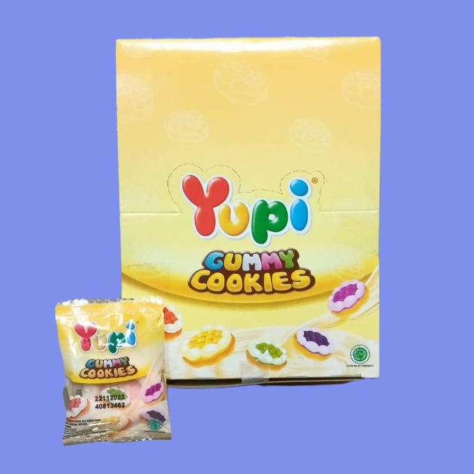 

Yupi Gummy Cookies Permen Jelly [24 pcs/box]