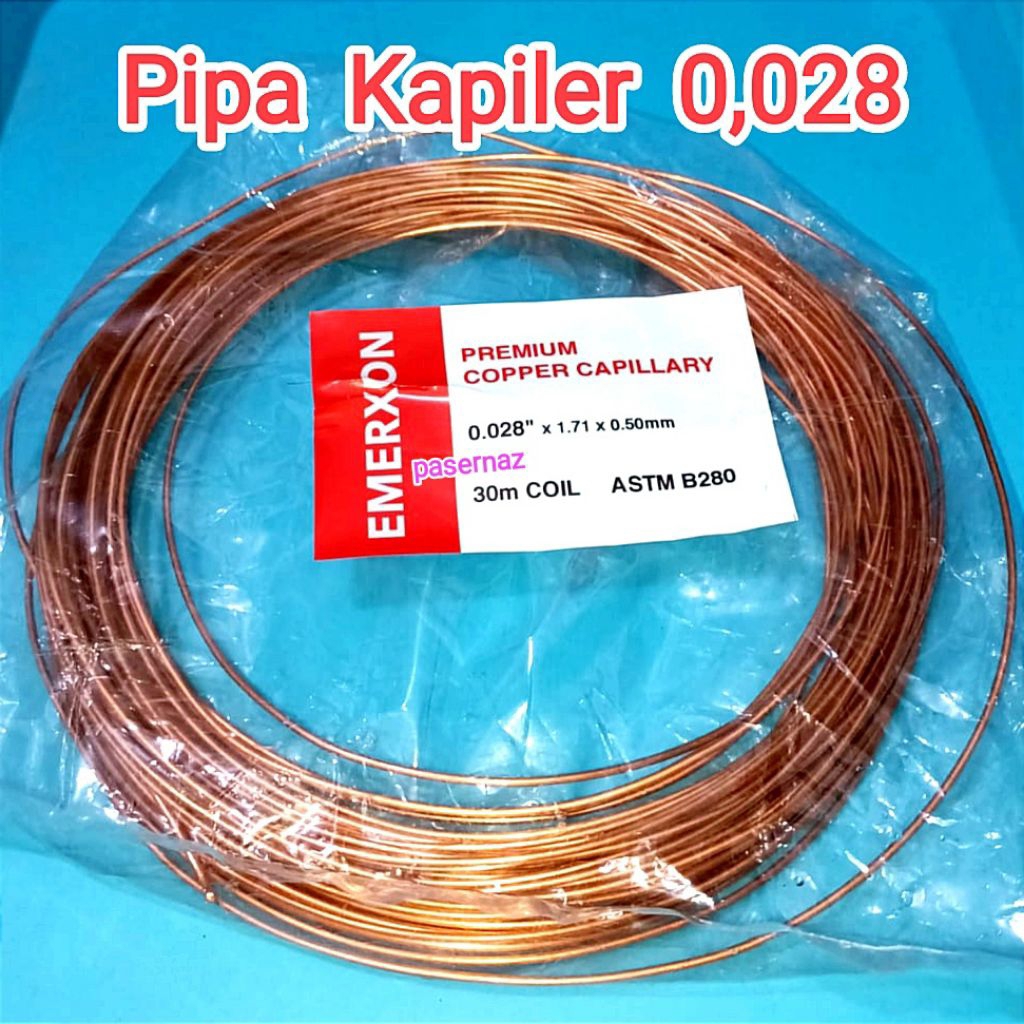 Ecer | Pipa Kapiler 0,028 | Pipa Kapiler Kulkas | Eceran | Kapiler Kulkas | Kapiler 0,028 | Pipa Tem