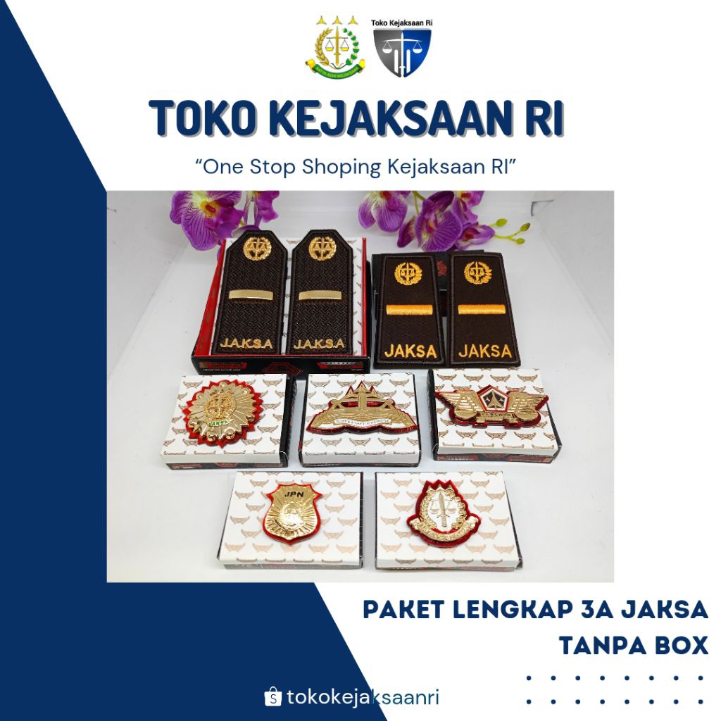 TOKO KEJAKSAAN RI - PAKET ATRIBUT LENGKAP 3A JAKSA TANPA BOX