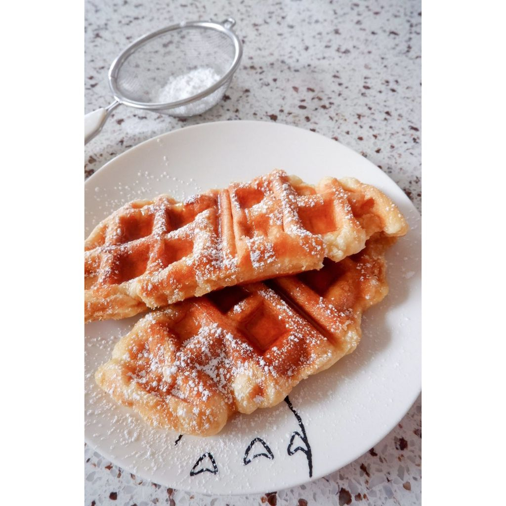 

Croffle Dough, croffle frozen food siap makan, Croissant and waffle, uenak rek