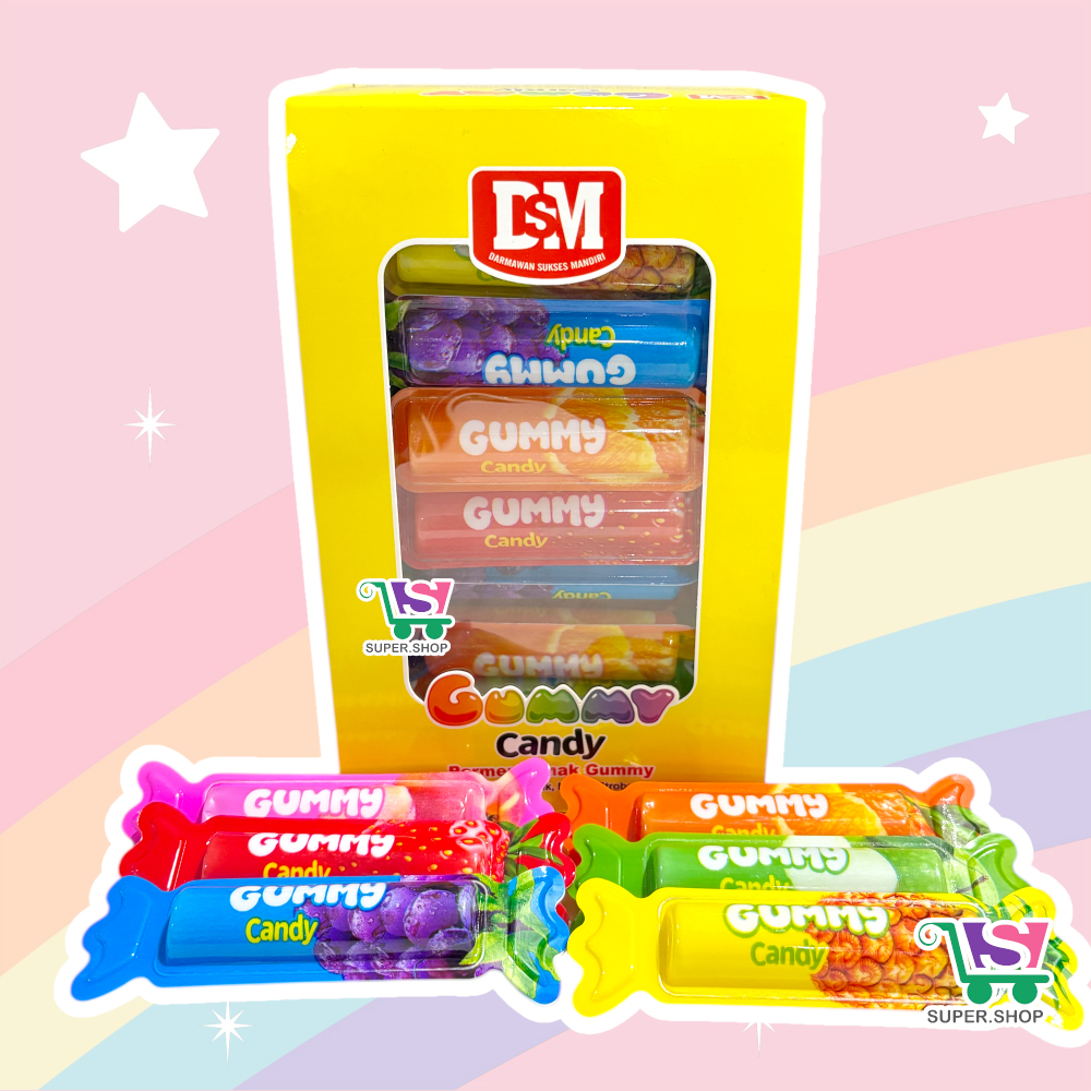 

Gummy Candy Permen Lunak Aneka Buah (isi 30 pcs)