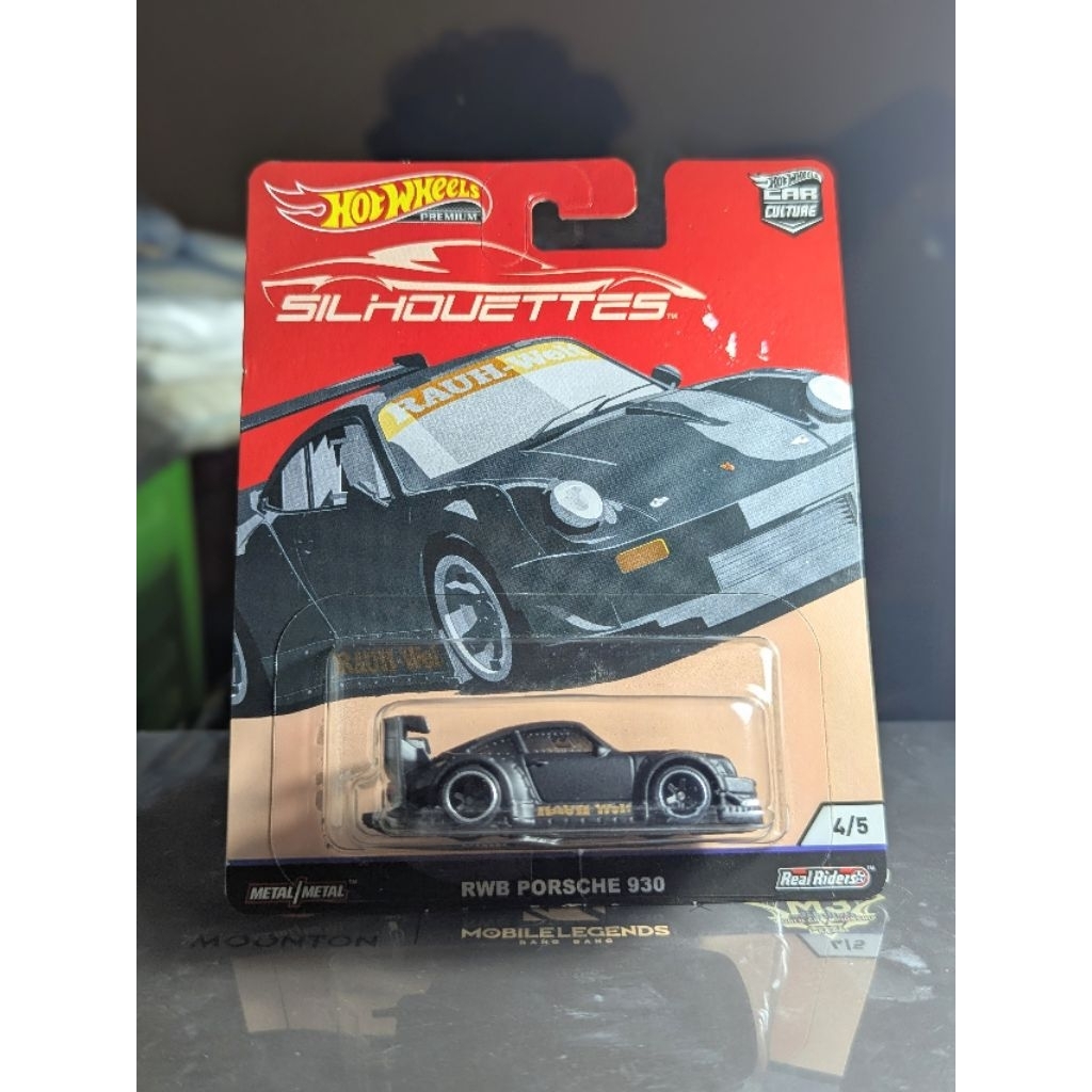 Hot Wheels Porsche RWB 930 Hitam/Black