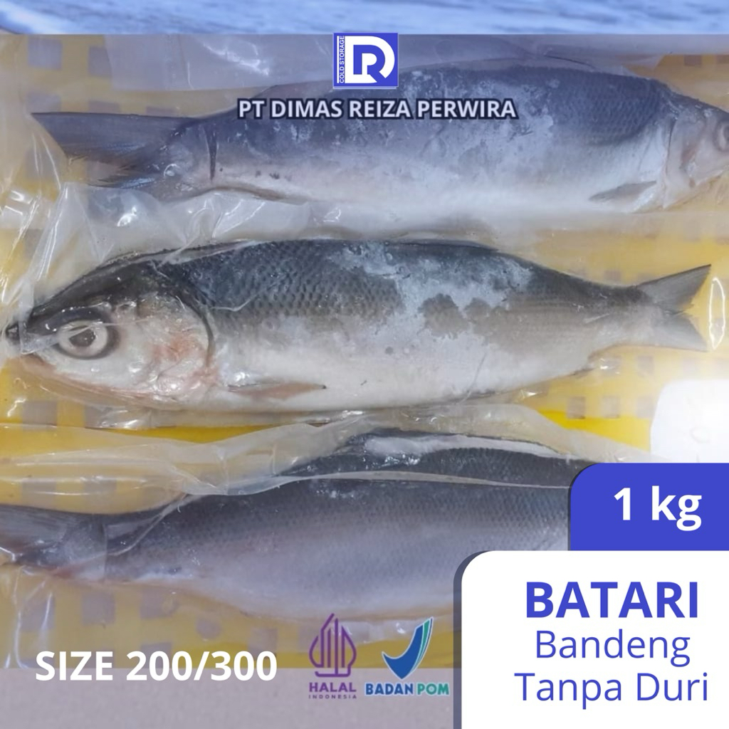

drpseafood Bandeng Tanpa Duri / Batari / Cabut Duri Segar 1kg Frozen