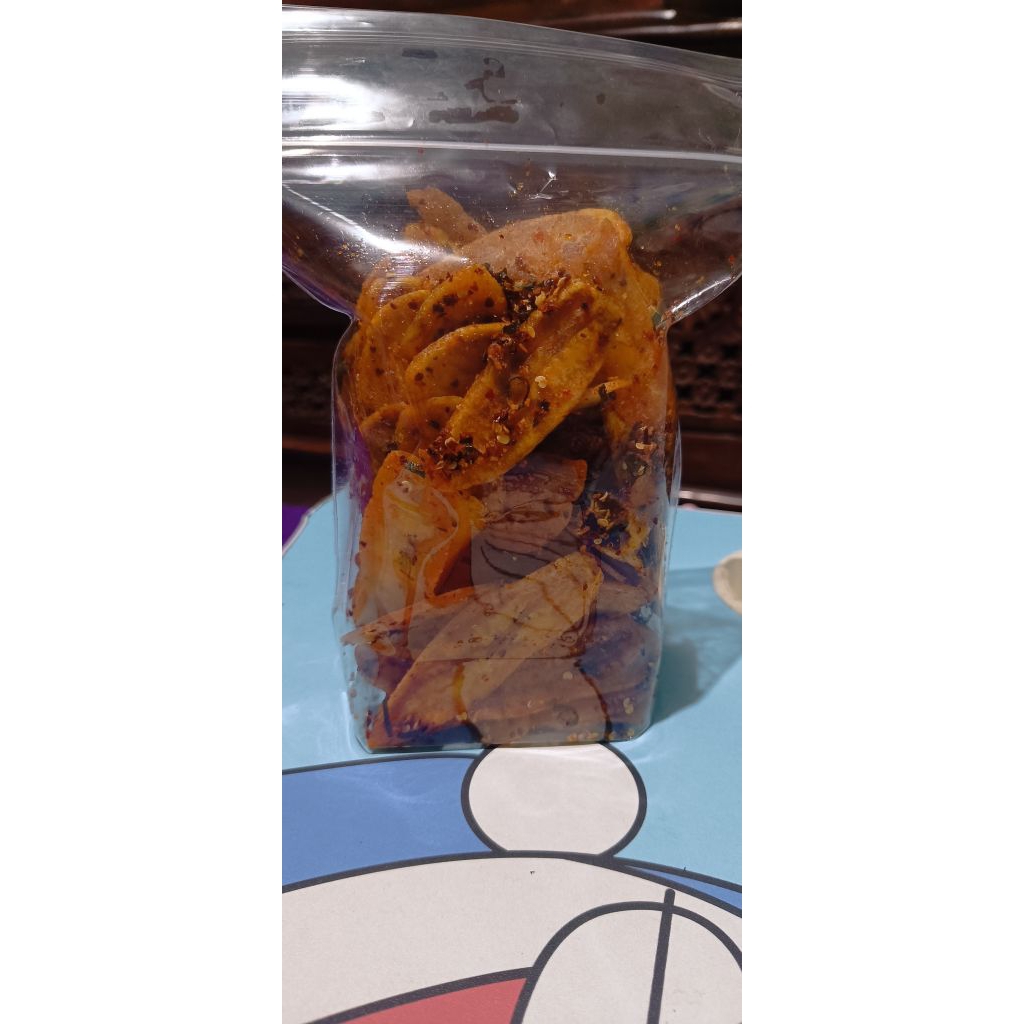 

Keripik Pisang Pedas | Pedas Daun Jeruk 250 gram