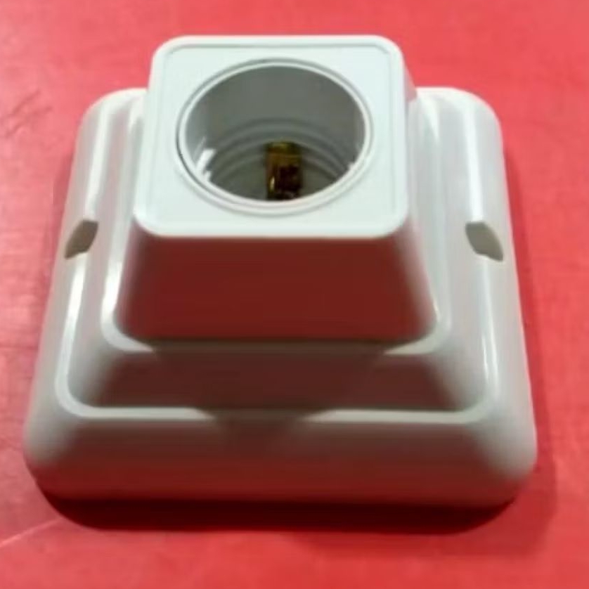 panasonic Fiting lampu plafon Tempel E27 kotak putih