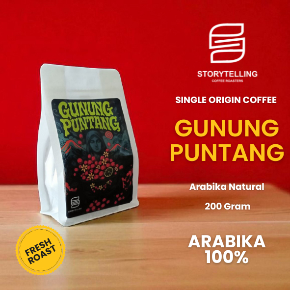

Kopi Arabika Gunung Puntang Natural 200 gram / fresh Rasa Peach Floral Cocok Manual Brew fruity