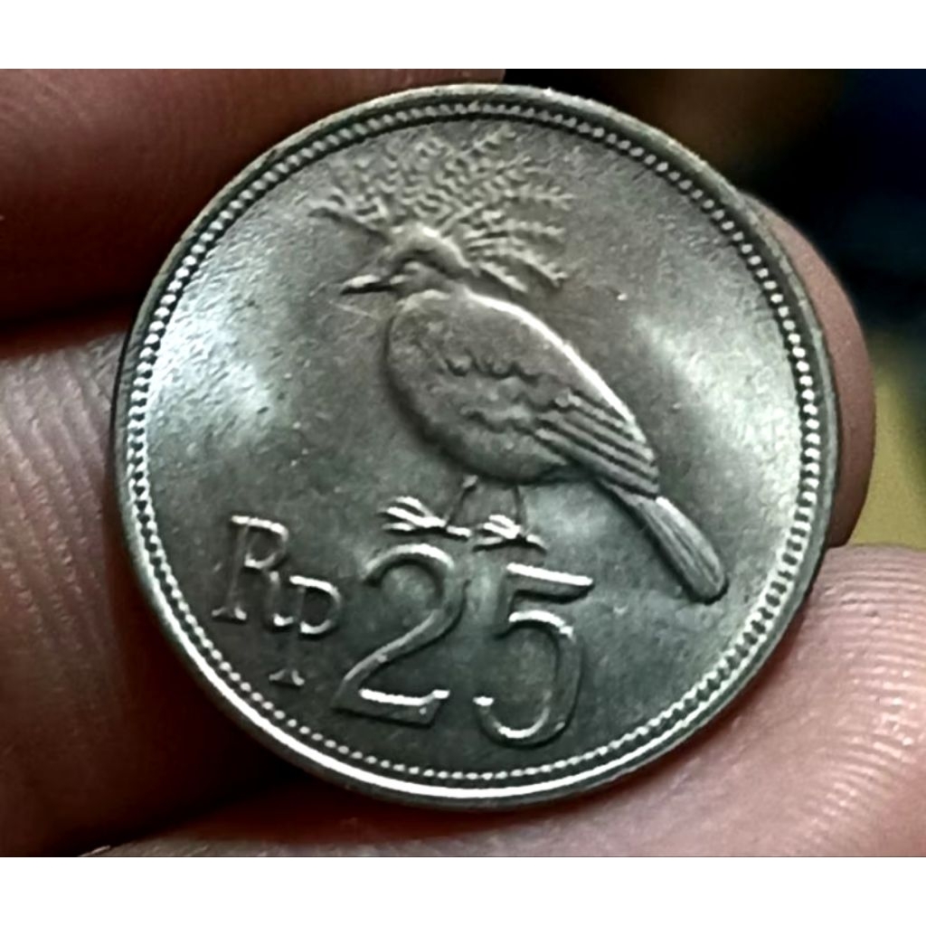 koin 25 rupiah tahun 1971 asli