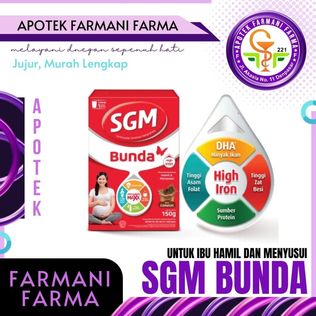 SUSU SGM BUNDA IBU HAMIL RASA COKLAT 150 GRAM / PRO-GRESS MAXX / SUSU KEHAMILAN / SUSU HAMIL DAN MEN