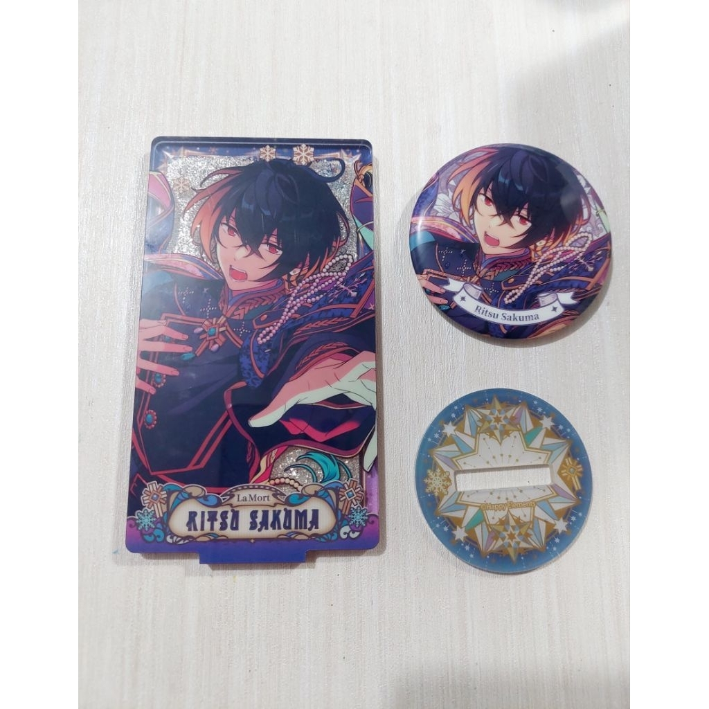 Ritsu Sakuma Standee & Badge Ensemble Stars