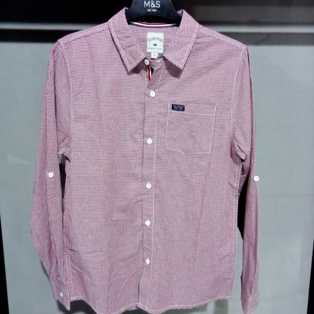 Lee Cooper Kemeja Lengan Panjang Anak Laki - Laki (KAL)
