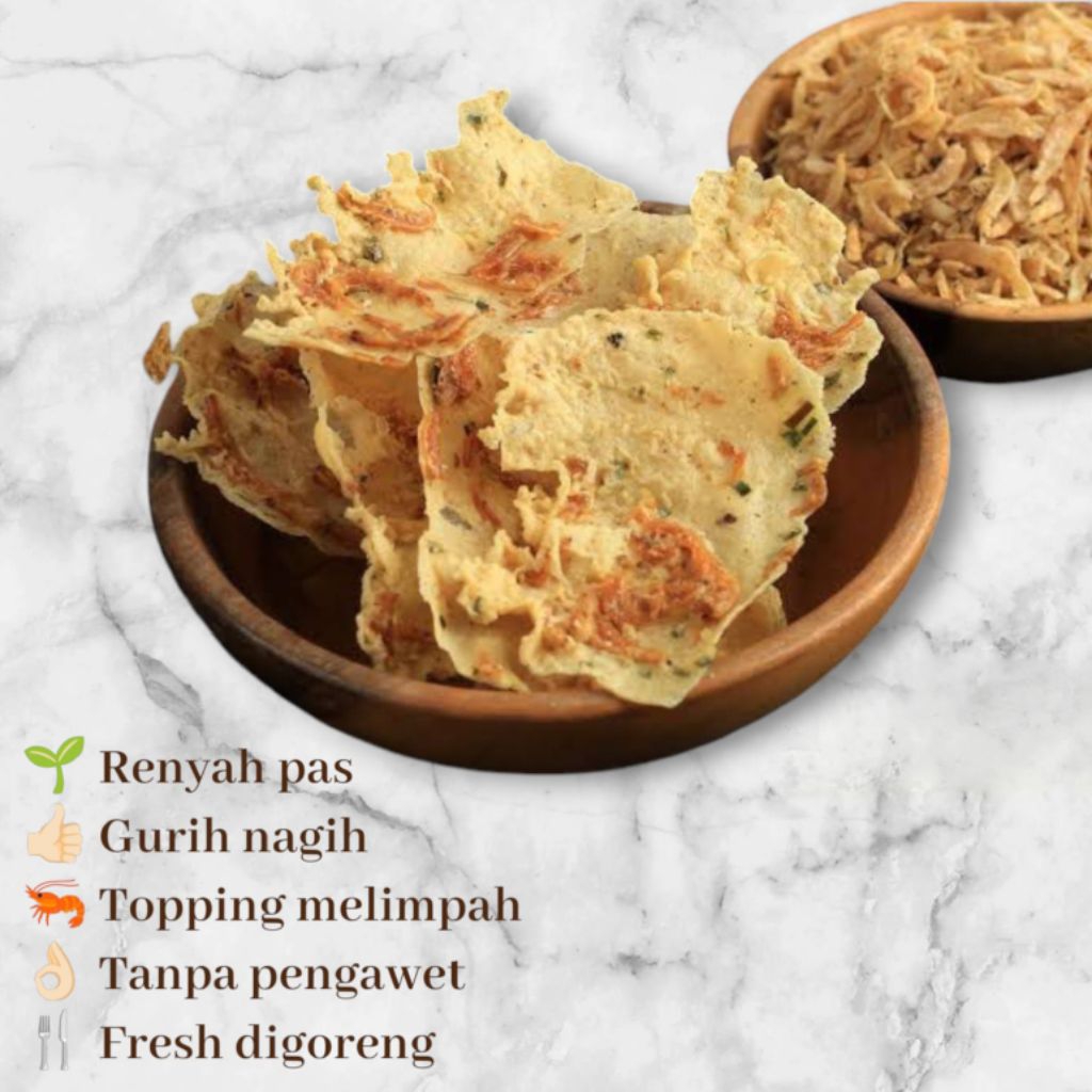 

Peyek Rebon Renyah Gurih Kemasan 3L