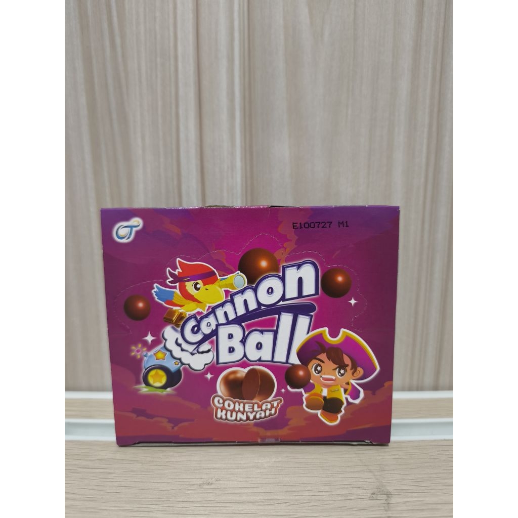 

OT Cannon Ball Cokelat Kunyah Isi 24x5,4g
