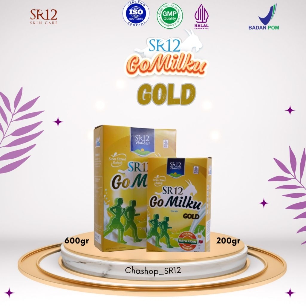 

Gomilku gold sr12 /susu untuk tulang tinggi kalsium tanpa gula