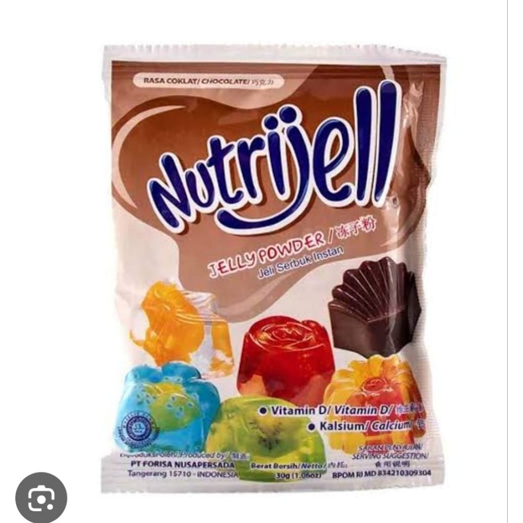 

Nutrijell Coklat / Bubuk Agar, Jelly ,Pudding instan