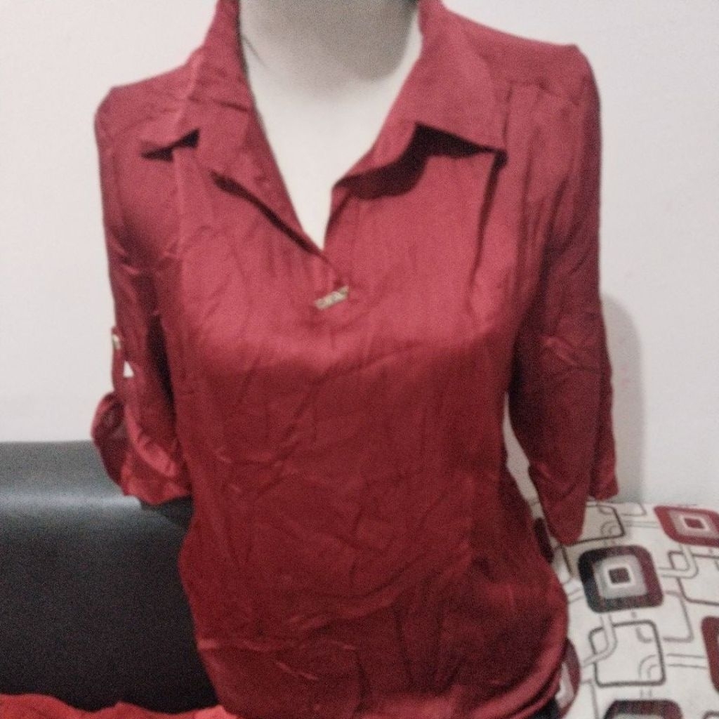 PL Blouse bagus merah