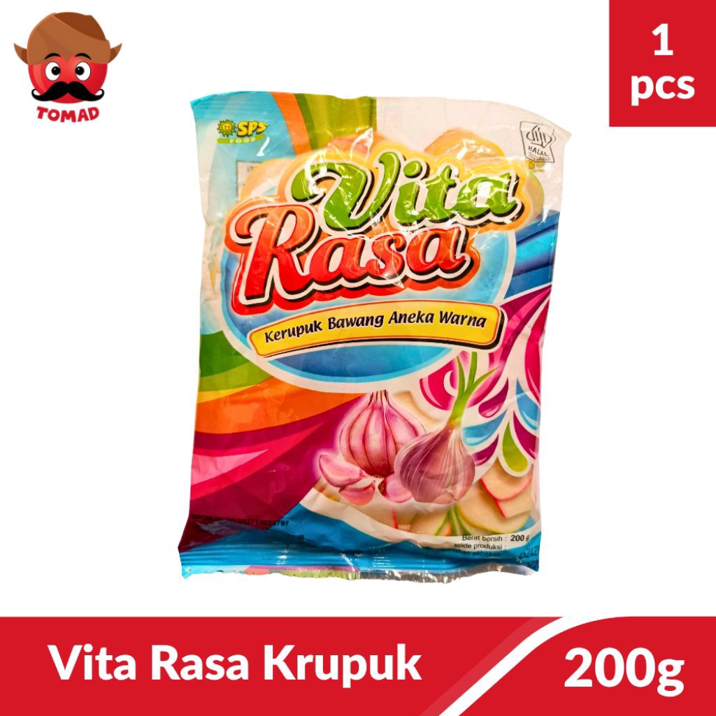 

VITA RASA KERUPUK BAWANG ANEKA WARNA 200GR