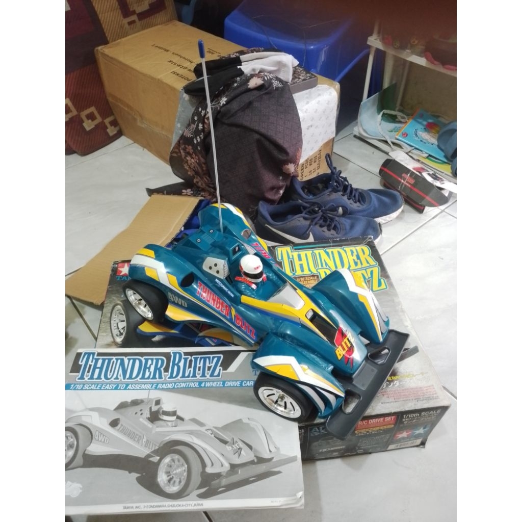 kit rc car kit only Tamiya rc thunder Blitz 1/10 new baru rakit