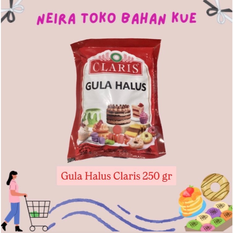 

GULA HALUS CLARIS 250 GR