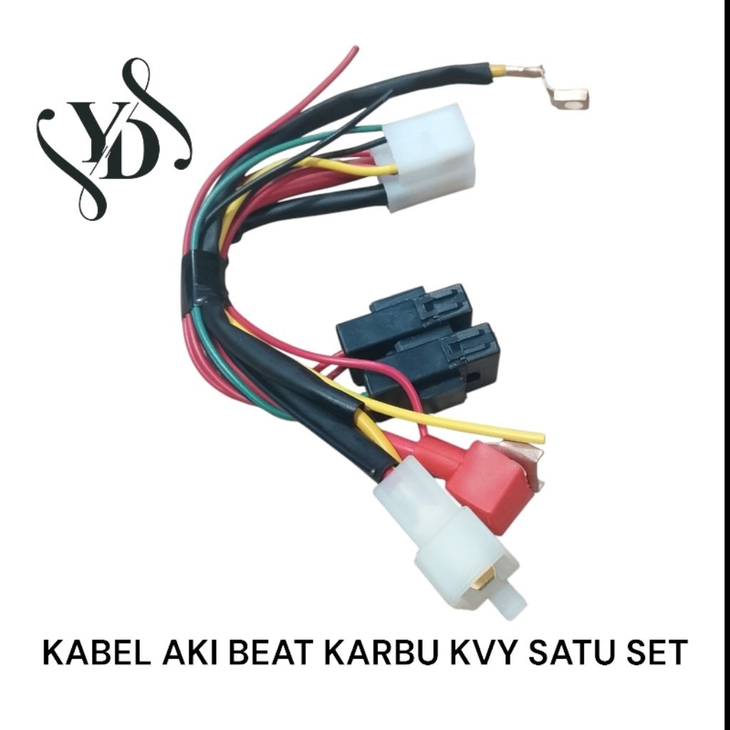 KABEL AKI BEAT KARBU KABEL AKI ACCU BEAT KARBU KVY FULLSET SOKET