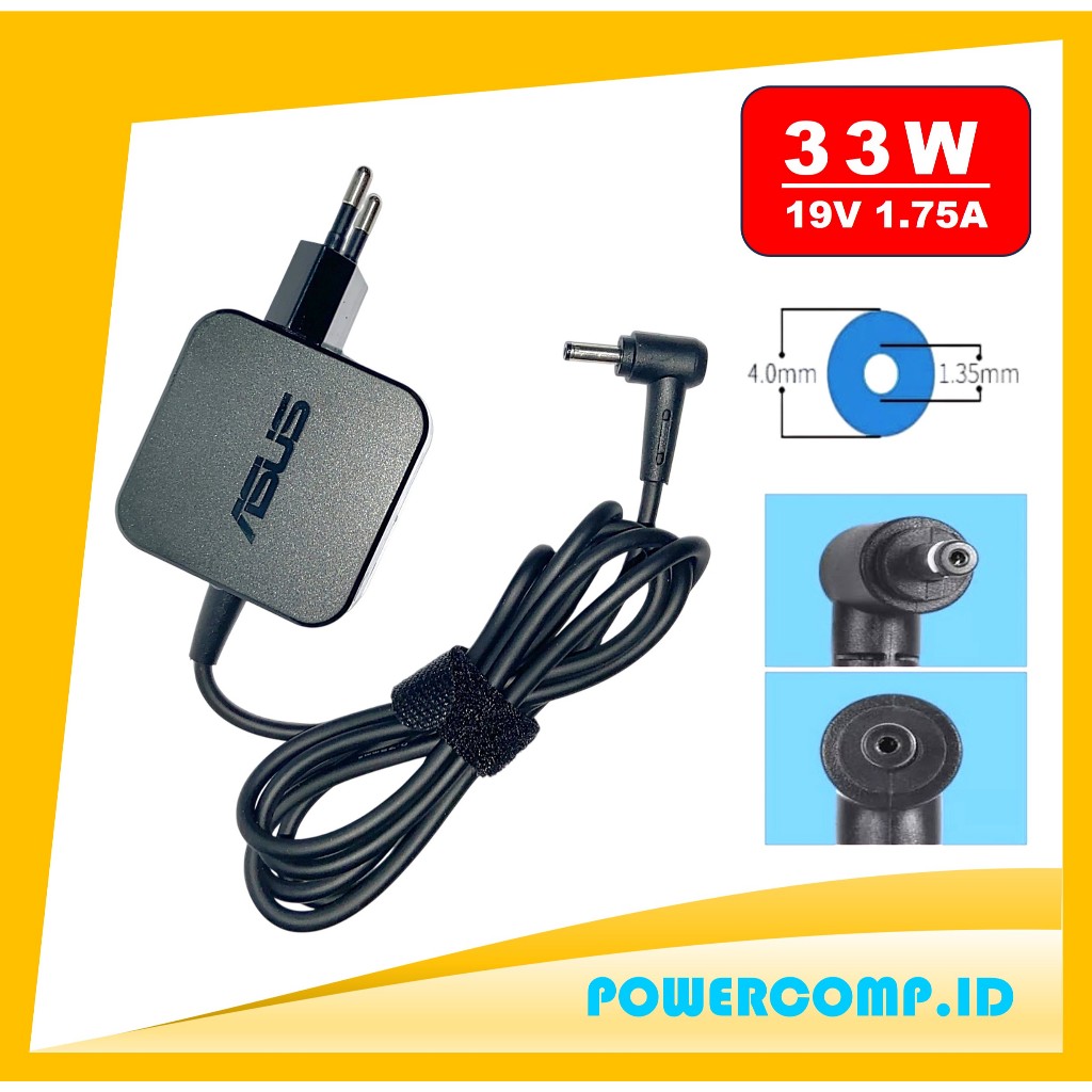 Adapter Charger Laptop Asus C200 C200MA C300 C300MA Adapter Asus S200 X200 X200CA X200MA X201E X202 