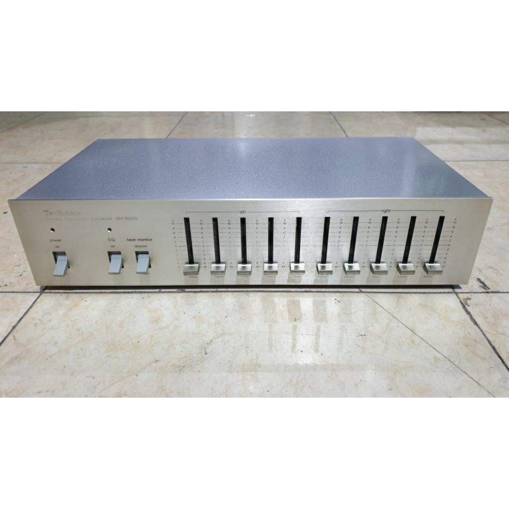 graphic equalizer vintage made in japan technics sh-8005 second normal siap pakai