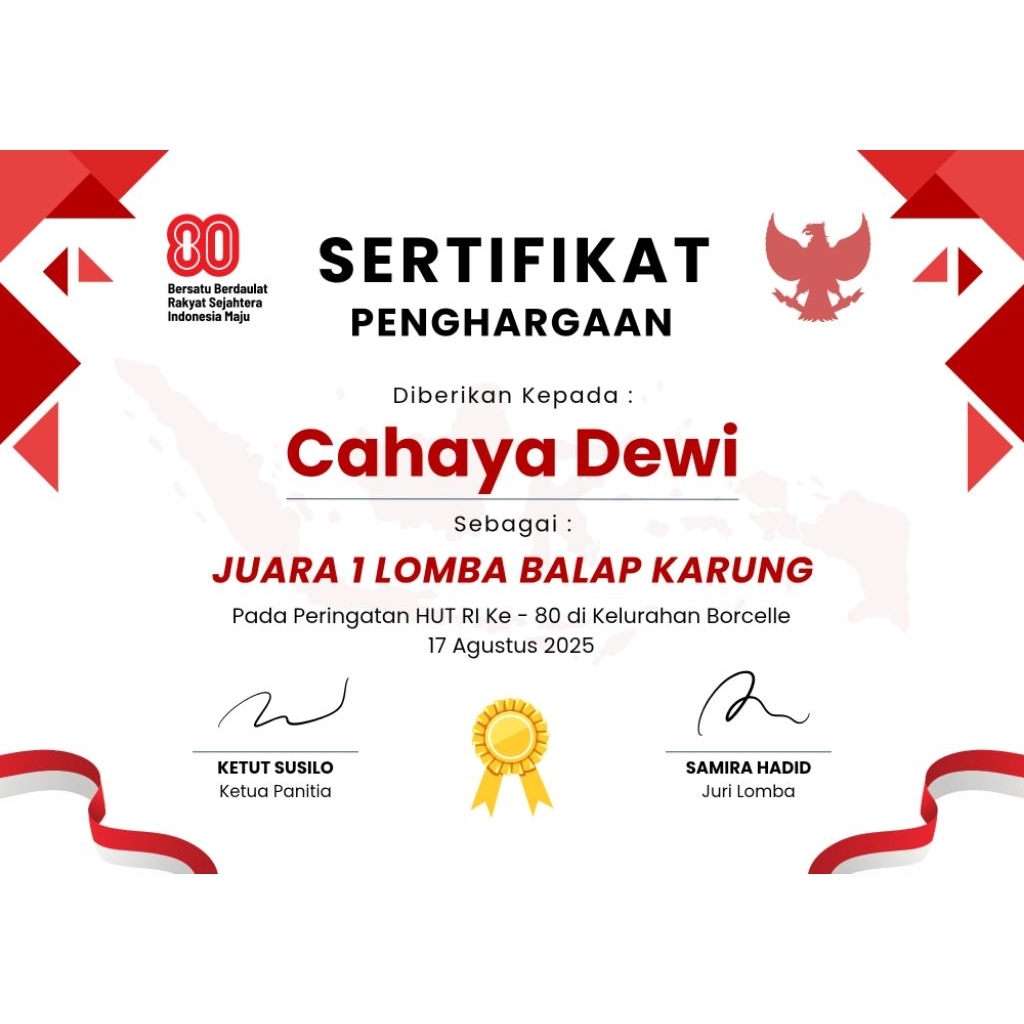 

Cetak Piagam penghargaan lomba prestasi sekolah dan lembaga Paud Tk Sd madrasah Tpq Tpa