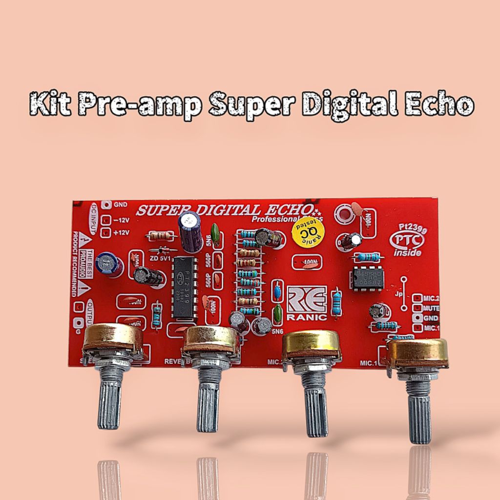 Modul Kit Pre-Amp Echo Mic Plus Input 2Mic ( Toel 003 )