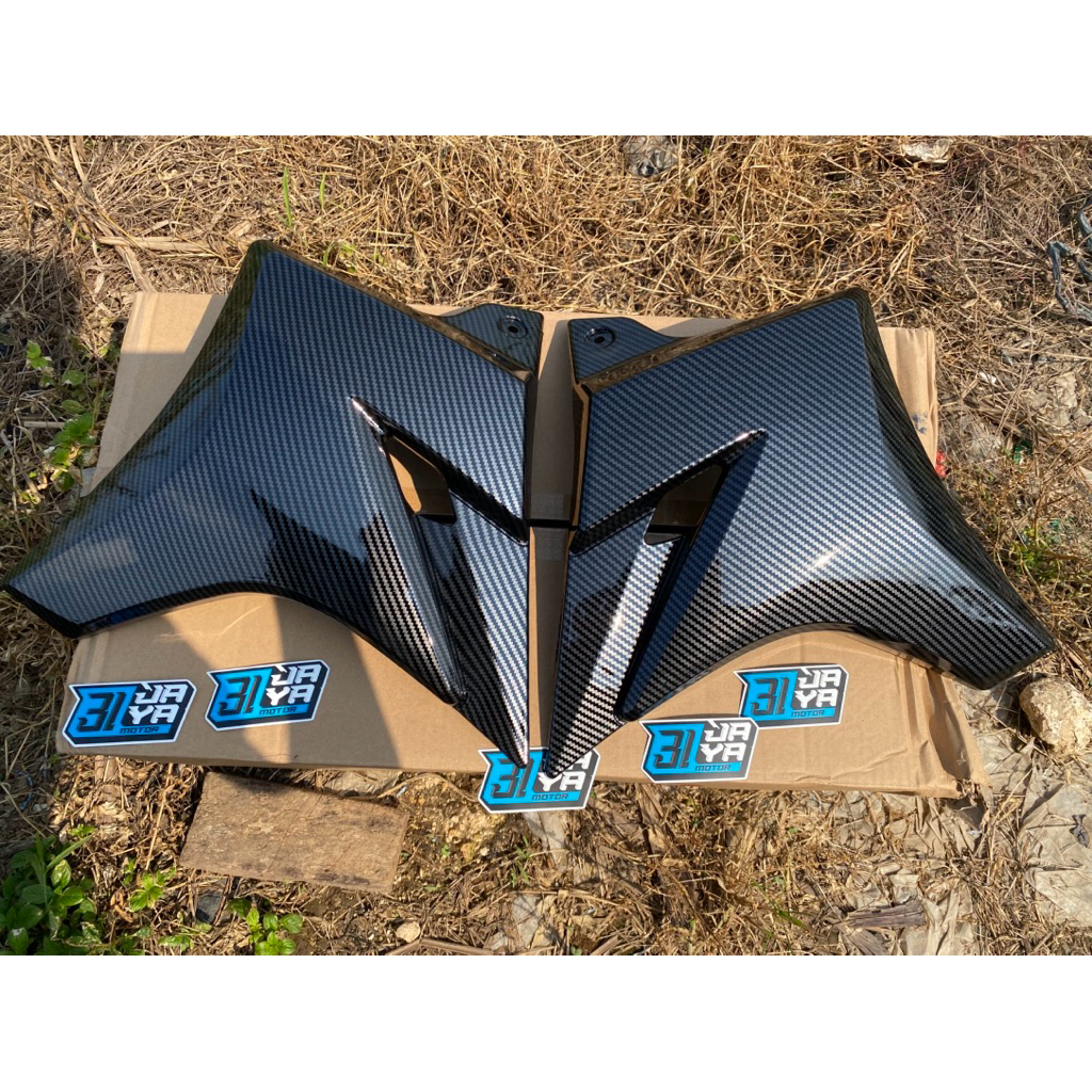 Cover Tangki Sayap Tangki Kawasaki Nija R Ninja SS Hitam Sayap Samping Tangki Ninja R Ninja SS Terla