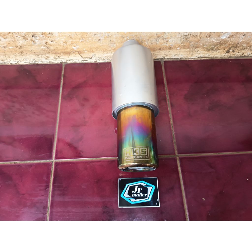 Knalpot racing mobil HKS gronel suara bass empuk