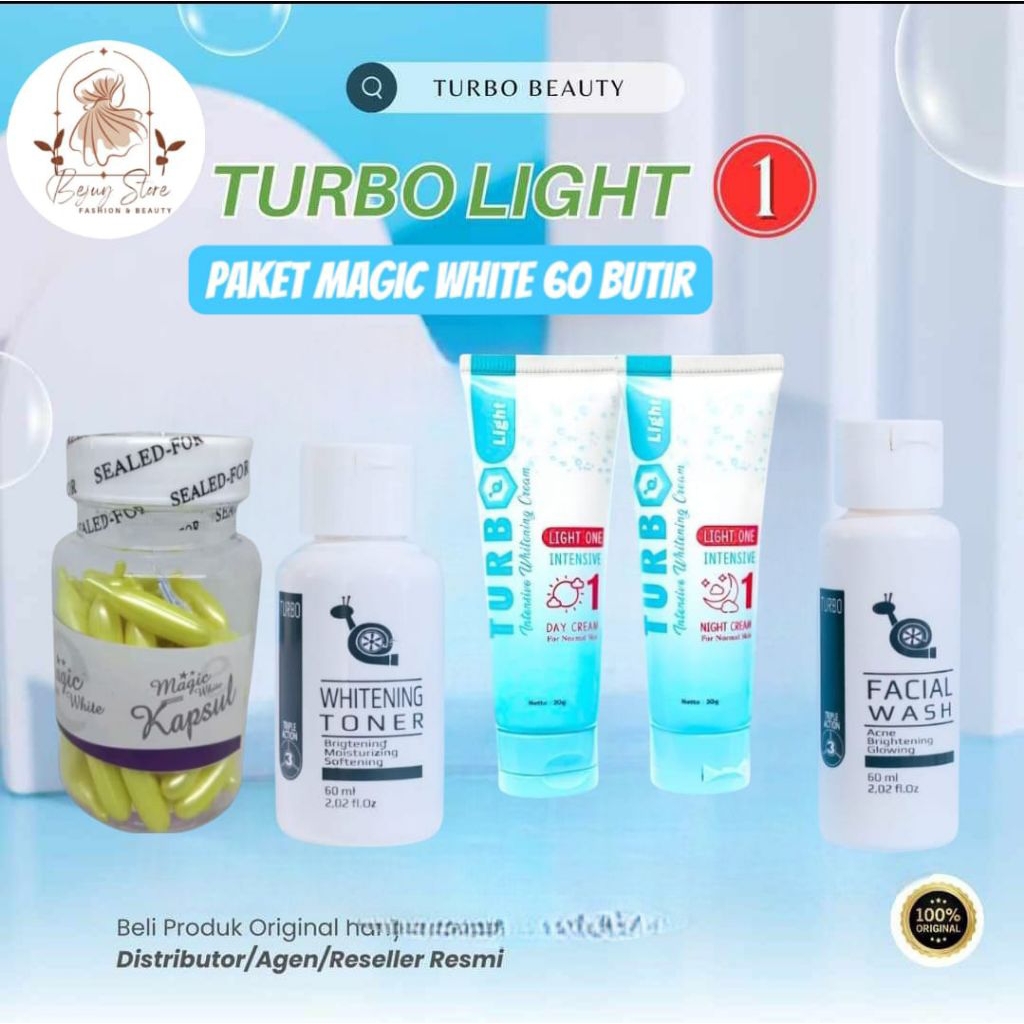 (PAKET HEMAT) CREAM TURBO KEMASAN BARU PAKET 60 BUTIR VITAMIN