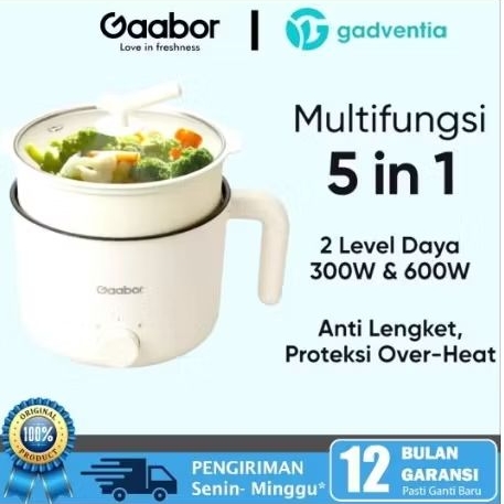 GAABOR ELECTRIC POT PANCI LISTRIK SERBAGUNA