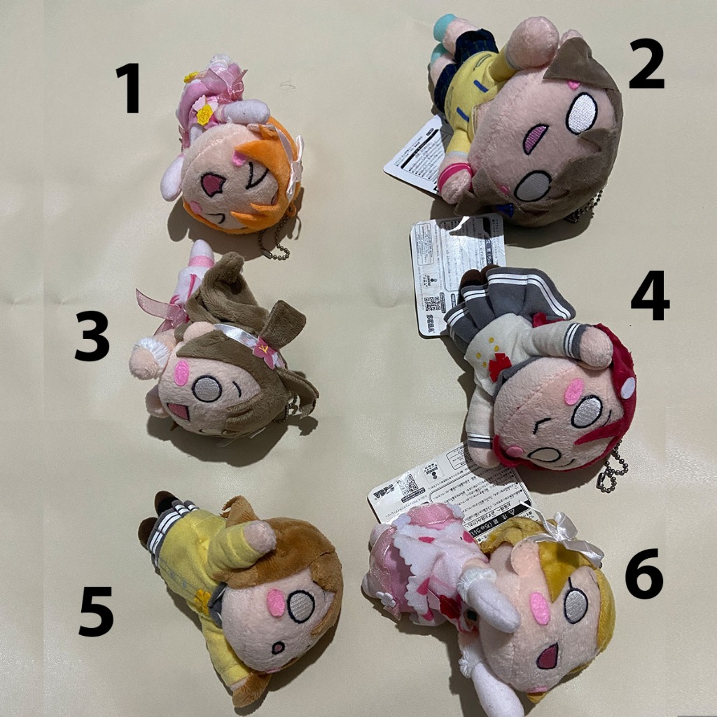 Boneka Anime Nesoberi Love Live Aqours Nijigasaki Muse Plush Original Lovelive Sega