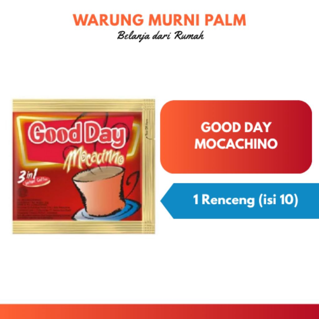 

(1 renceng) KOPI GOOD DAY MERAH MOCACINNO isi 10