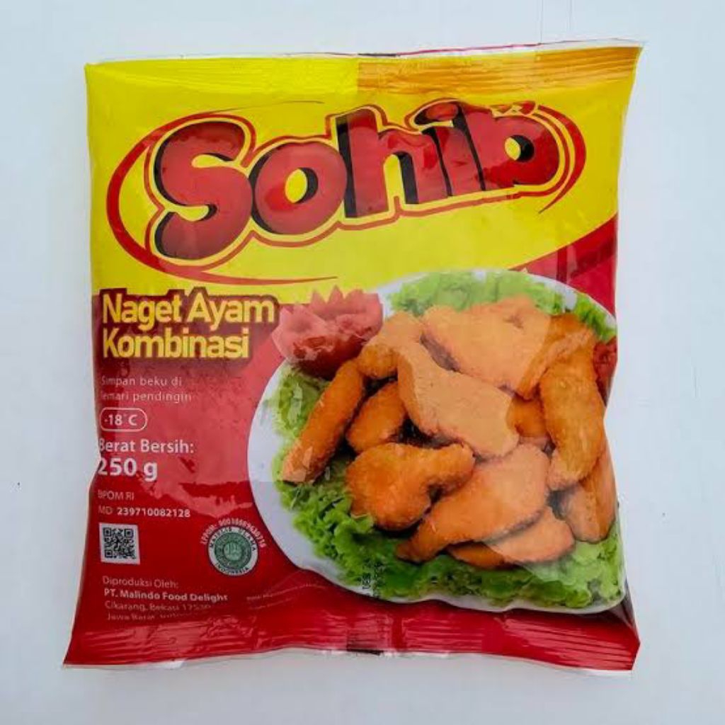 

Nugget Ayam Sohib 250gr (Frozen Food)