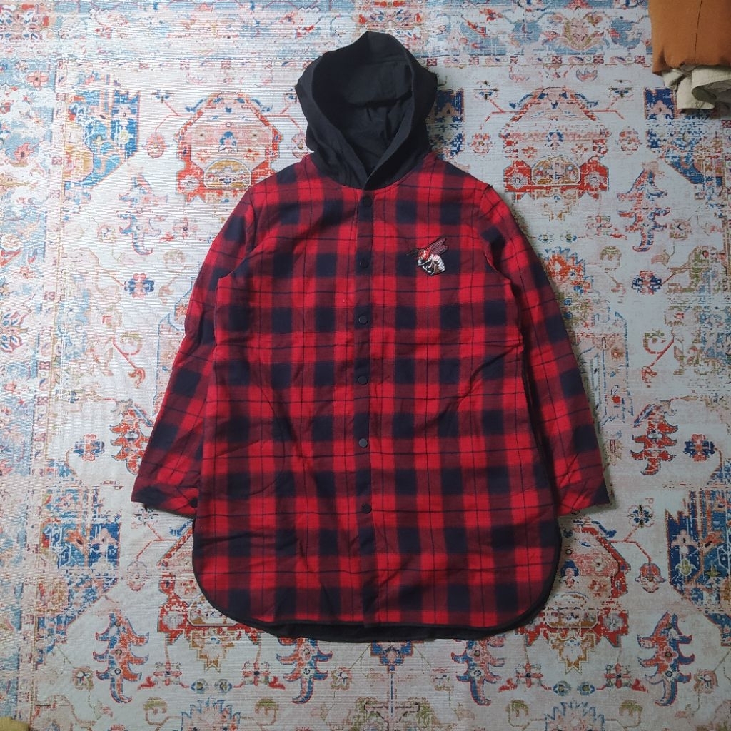 Plaid Hoodie Flannel Inner Sherpa, Flannel Outer, Flannel Jacket