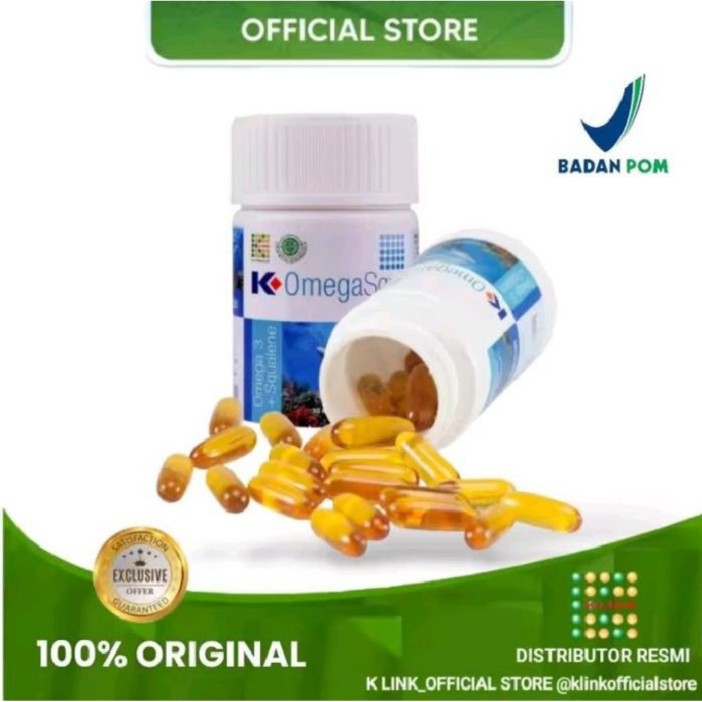 Omega Squa Plus Omega 3 - K link Omega Squa Plus - Klink Omegasquaplus