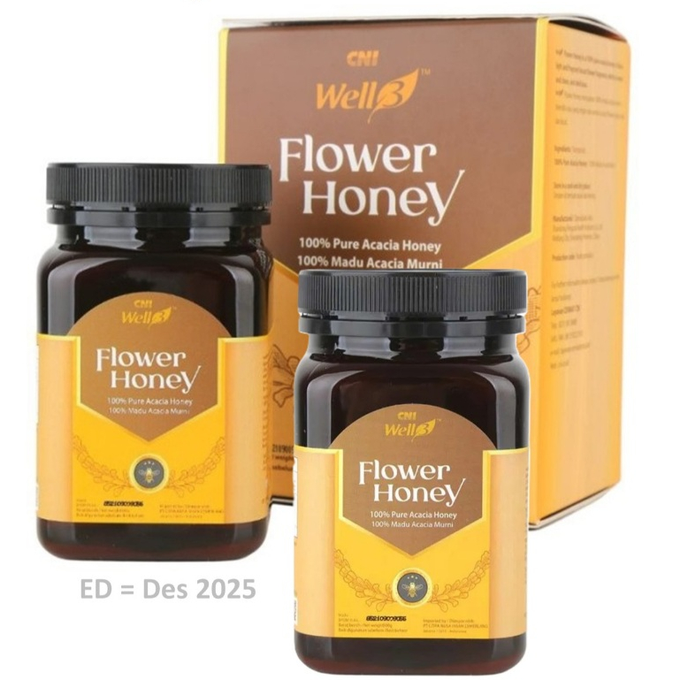 

CNI WELL3 100% Madu Organik Akasia Murni Pure Acacia Flower Honey Kaya Antioksidan