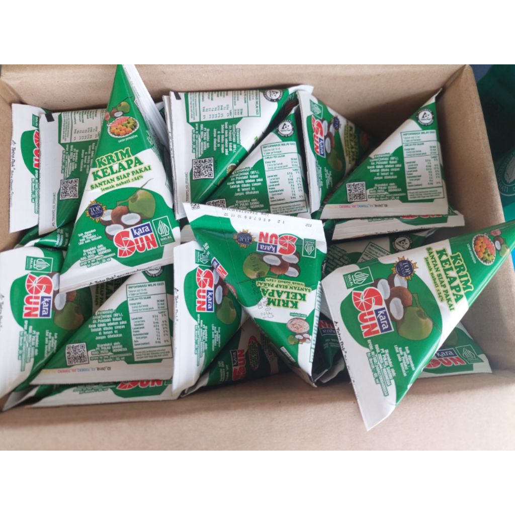 

Santan SUN kara 65ml paket 4 pcs