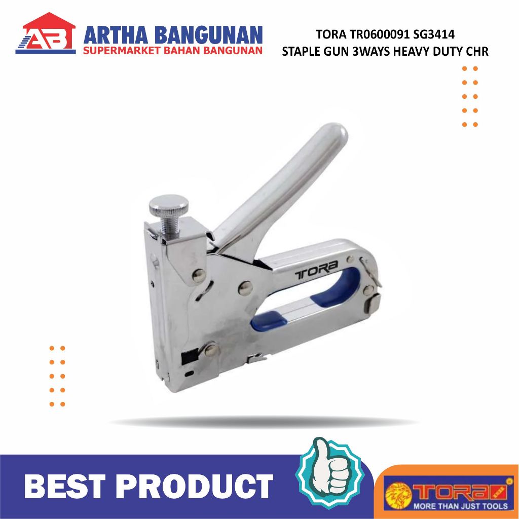 

TORA STAPLER/STAPLES HEAVY DUTY 3 WAY STAPLE