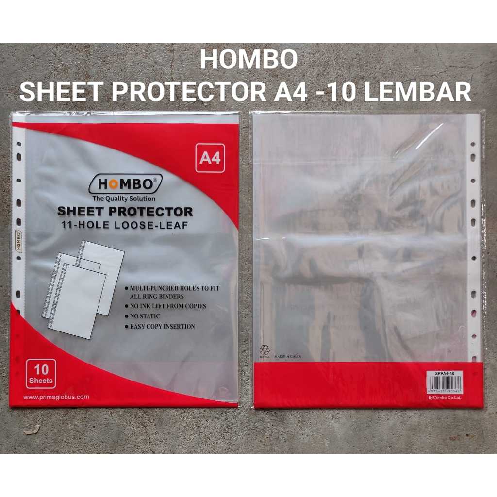 

SHEET PROTECTOR HOMBO ISI 10 LEMBAR
