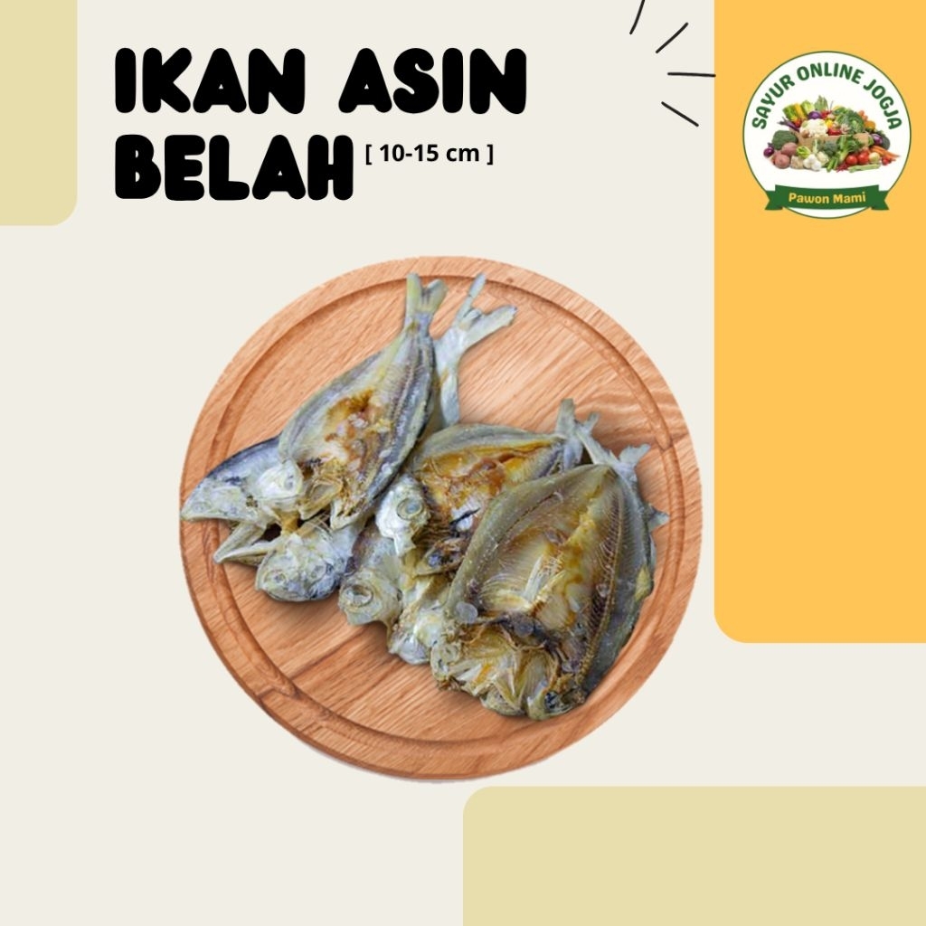 

Ikan asin belah 100Gr (size 10 -15cm) - PAWON MAMI SAYUR ONLINE JOGJA