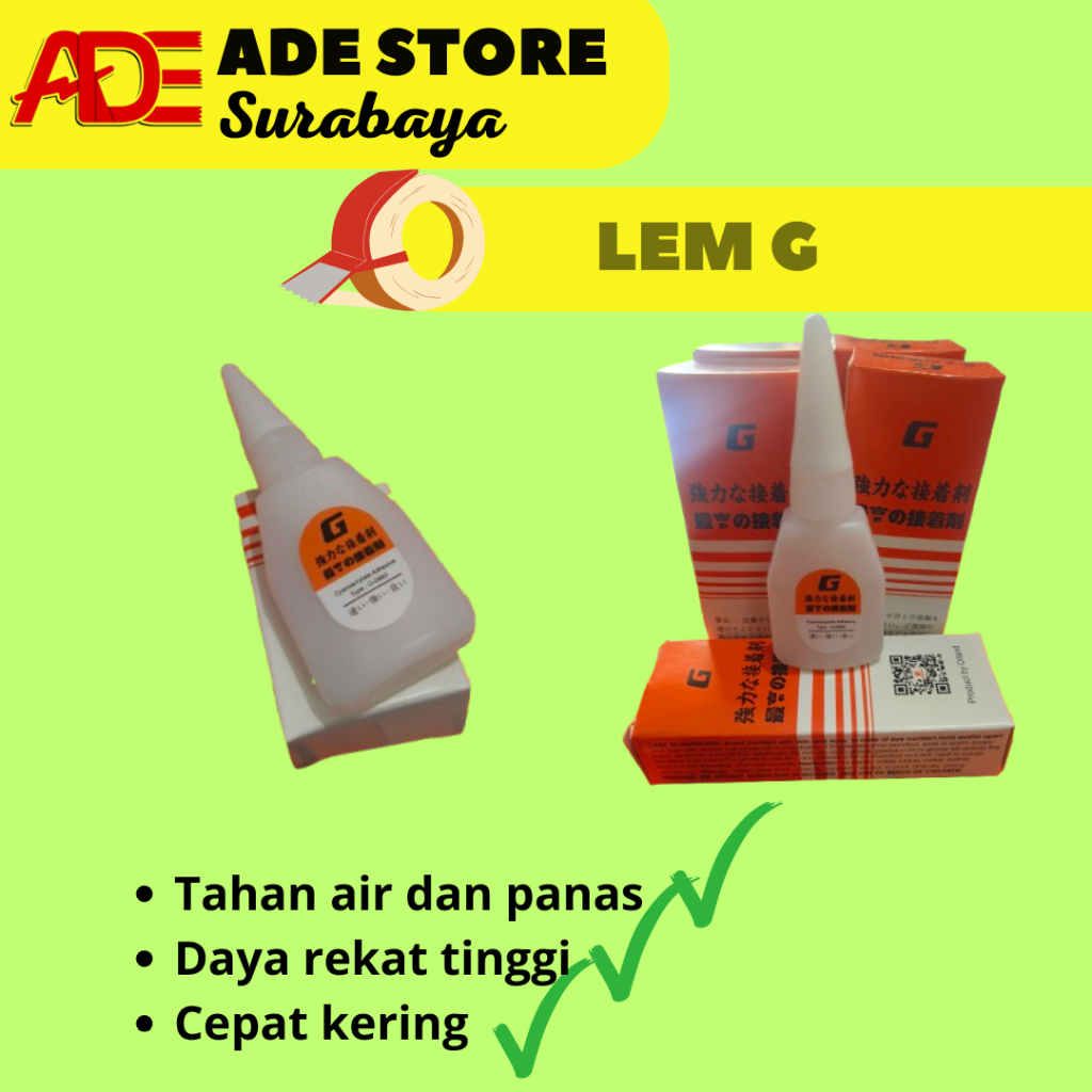 

Lem G / Lem Koea/ Lem SUPER KUAT (Qood Quality)